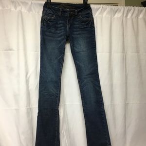Delia’s Morgan Jeans Size 00 S (Short) Dark Blue